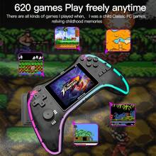 Nueva consola de juegos portátil P6 con joystick 3D, 620 juegos clásicos incorporados, reproductor de juegos portátil retro PSP, batería de 1020mAh - Ver 2