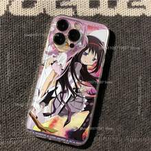 Funda de teléfono popular con diseño de chica anime para iPhone 17 16e 16 15 14 13 12 11 Mini Air Pro Max X XR XSMax 7 8 Plus, cubierta trasera transparente y suave. - T-340YJJ121657A6 - Ver 3