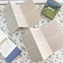 2pcs 2026 Monthly Planner Refill Inserts, A7/M5 Size, Special Paper, Double-Sided Printing, Loose-Leaf, For Check-In, Comes With 2026 Mini Calendar - 2026 Tri-fold Brochure - View 11
