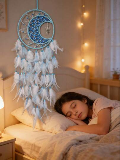 Handmade Crystal Butterfly Dreamcatcher Hanging Decor, Elegant Creative Birthday Gift, Living Room/Bedroom Wall Decoration Pendant, Holiday Party Favor, Home Decor, Boho Style Wall Hanging For Bedroom/Living Room