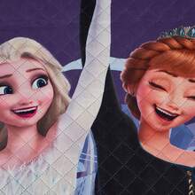 PROVIDENCIA Disney Frozen Queens Double Quilt - Violet Purple - View 5