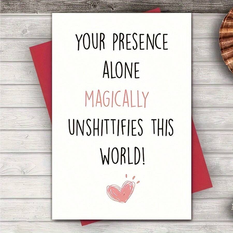 1 Piece Funny Birthday Greeting Card For Best Friend, Bestie, Silly Friend Birthday Card, Birthday Card (Envelope, Card) - A - View 1