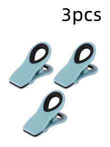 3pcs Plastic Bag Clips: Multi-Functional Food Storage Clips, Airtight Sealing Clips For Various Plastic Bags And Snack Bags, Perfect For Kitchen Organization And Storage - Multicolor - View 13