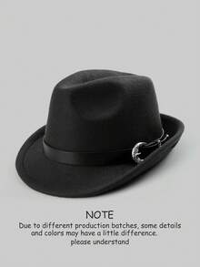 1pc Women's Hat, Solid Color, Bohemian Style, Metal Hat Band Decoration, Suitable For Daily Commute - Top Hat - View 17