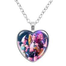 Magical Girl Heart-Shaped Necklace - Multicolor - View 16