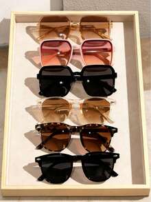 Fashionable Versatile Vacation Casual Multi-Color Glasses - Multicolor - View 2