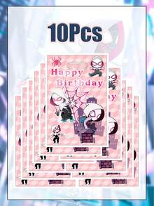 10/20/30 piezas Bolsas de regalo con tema rosa de Marvel para fiestas de cumpleaños, adecuadas para cumpleaños y días festivos, excelentes para empaquetar regalos de cumpleaños, fiestas y festivales - Bolsa de regalo de devolución - Ver 6