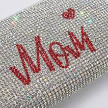 Glam Strass Woven Clutch Wallet For Women Money Wallet Mini Wallet Purse Wallet Small Wallet Cute Wallet Travel Essential - Black - View 5