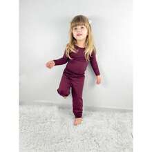 Kit 4 Peças Conjunto Térmico 2 Bodys + 2 Calças Infantil para Bebe Menino e Menina Peluciado Inverno - Cores Menina - Visão 7