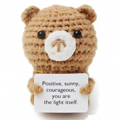 Super Soft Healing Hand-Crocheted Doll Cute Knitted Doll Can Be Placed On The Bedside Decoration Car Pendant Bag Pendant Children's Gift Cute Healing Small Ornaments Whole Scene Applies Hand-Crocheted Doll Cute Soft Cute Doll Home Decoration Photo Props Bedside Ornaments Car Pendant Bag Pendant To Send Friends To Send Children To Send Lovers Super Cute Doll.