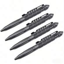 1pc/2pcs/4pcs B2 Tactical Pen, Tungsten Steel Window Breaker Self Defense Tool, Portable Outdoor Survival EDC Pocket Signature Pen For Camping Hiking Security - Multicolor - View 10