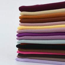 1pc Solid Color Pearl Chiffon Bubble Scarf Women's Headscarf  Women's Scarf Gift Daily Dressing Wearing Gift For Mom - 4 - 查看 3