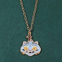 K-Pop恶魔猎人卡通人物项链吊坠 - 秦羽、露美、老虎 - 彩色 - 查看 9