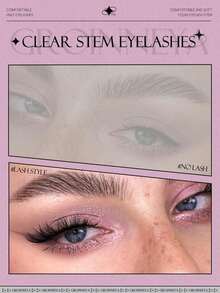9 Pairs Short And Aatural Half Lashes Band Eyelashes Short Soft 3d Faux Mink Eyelashes Soft Natural Makeup (BP01) - 黑色 2 - 查看 4