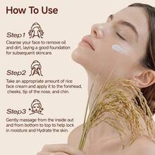 Hllozzi Herloze 米粉保湿霜 + 米粉去角质精华套装（60克和80毫升），蕴含米粉提取物的面部护理套装，温和去角质，滋润日常面部肌肤。 - 白米 - 查看 10