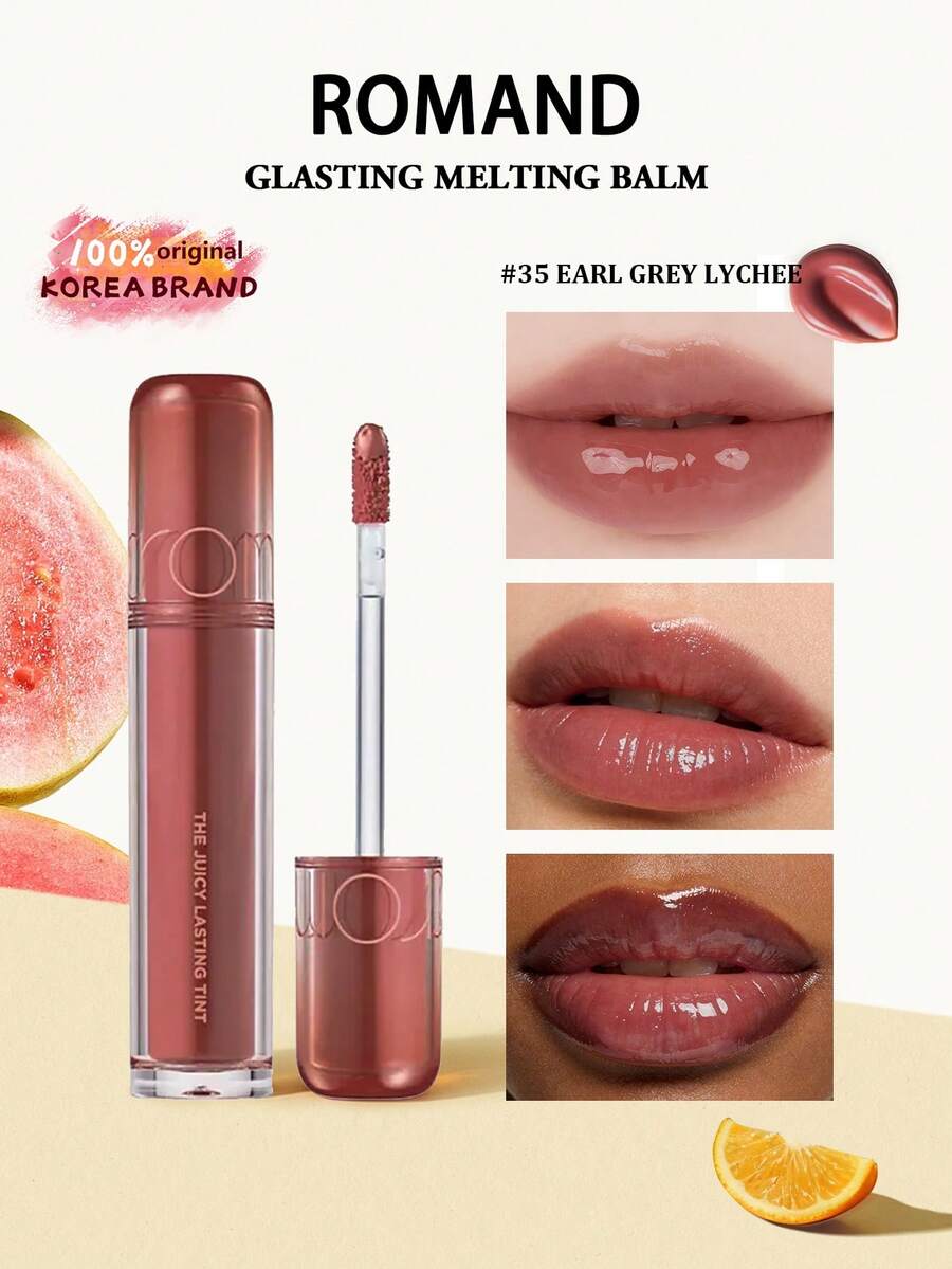 Rom&nd 2.0 Fruit Juice Lip Gloss, 37 Collaboration Edition, Suitable For Daily Makeup, Can Be Given As Gift To Girlfriend - 35 - View 1