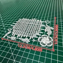 1pc Creative Grid & Flower Metal Cutting Dies, Suitable For Scrapbooking, Embossing Templates, And Handmade Greeting/Gift Cards - A - View 9