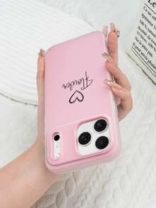 1. Ốp điện thoại màu hồng chống rơi, in hình thỏ Phục Sinh, có thể đựng ảnh, tùy chỉnh tên, tương thích với iPhone 17/17 Pro/17 Pro Max/Air/16/15/14/13/12/11 và các dòng khác, thích hợp làm quà tặng ngày lễ cho bạn bè. - Hồng - Xem 5