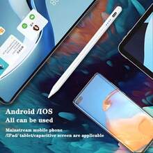 Bút cảm ứng thông minh đa năng, tương thích với Android và iOS, pin sạc, cảm ứng độ nghiêng, thích hợp để viết chính xác trên điện thoại thông minh, máy tính bảng và màn hình cảm ứng điện dung. - Nhiều màu - Xem 3
