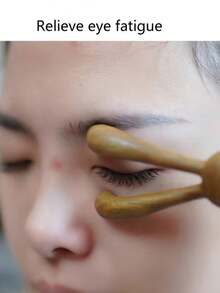 Bunny Ear Massager With Cute Nose, Creative Holiday Gift, Face Lifting Massager And Comb - Multicolor - View 1