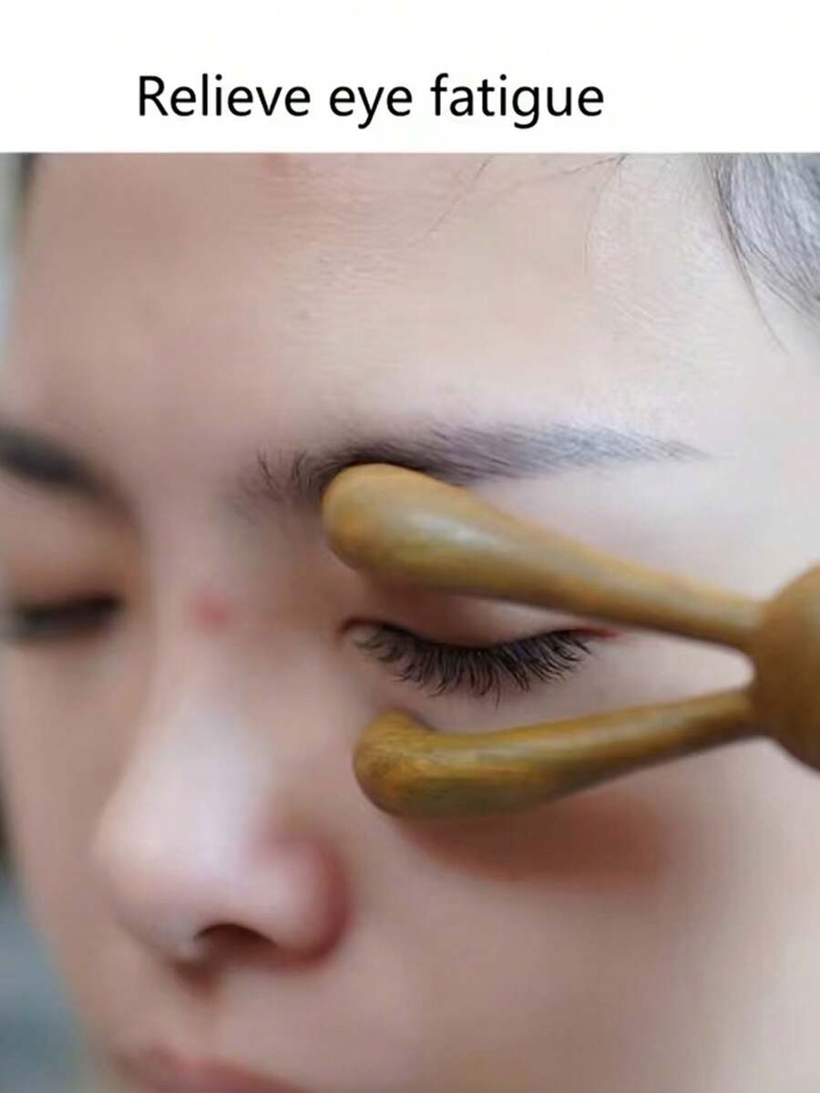 Bunny Ear Massager With Cute Nose, Creative Holiday Gift, Face Lifting Massager And Comb - Multicolor - View 1