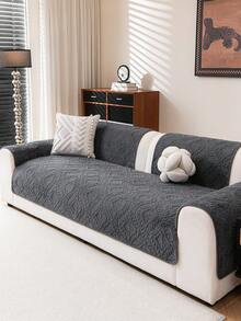 1 buah Sarung Sofa Tahan Air, Bernapas & Lembut, Dapat Dicuci dengan Mesin, Ramah Hewan Peliharaan, Tahan Lama, Cocok untuk Sandaran Tangan dan Sandaran Punggung Sofa 1/2/3/4 Dudukan, Dekorasi Musiman & Perlindungan Furnitur - Dark Grey - View 7