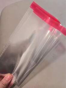 100pcs/50pcs Random Transparent Self-Adhesive OPP Bags, Clear Cellophane Small Plastic Bags, Mini Gift Packaging Bags, Suitable For Jewelry, Candy, Cards - Multicolor - View 7