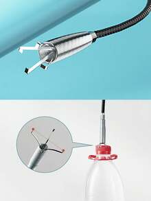 1 pieza Gancho limpiador para tuberías de acero de 160/200cm para remover obstrucciones del inodoro y el fregadero de la cocina - 160 cm - Ver 4