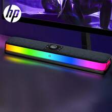 HP RGB 蓝牙音箱，配备双 5W 低音炮、节奏灯光效果、沉浸式游戏桌面氛围、蓝牙 5.3 和超长电池续航时间 - 查看 11