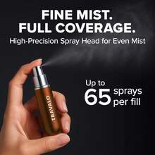 Travalo Classic HD Perfume Atomizer - Leak-Proof And TSA Approved For Air Travel - Reusable, Airtight, Easy-Fill Mini Pump Sprayer - Lightweight, Elegant Design W/Volume Window - Brown 0.17oz - ColorC - 查看 3
