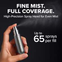 Travalo Classic HD Perfume Atomizer - Leak-Proof And TSA Approved For Air Travel - Reusable, Airtight, Easy-Fill Mini Pump Sprayer - Lightweight, Elegant Design W/Volume Window - Silver 0.17oz - Màu sắcG - Xem 4