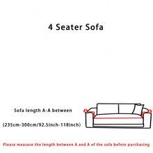 1件装四季通用提花弹力沙发套，简约现代防滑一体式沙发套，适用于L型沙发和1/2/3/4人座沙发 - 深灰色 - 查看 13