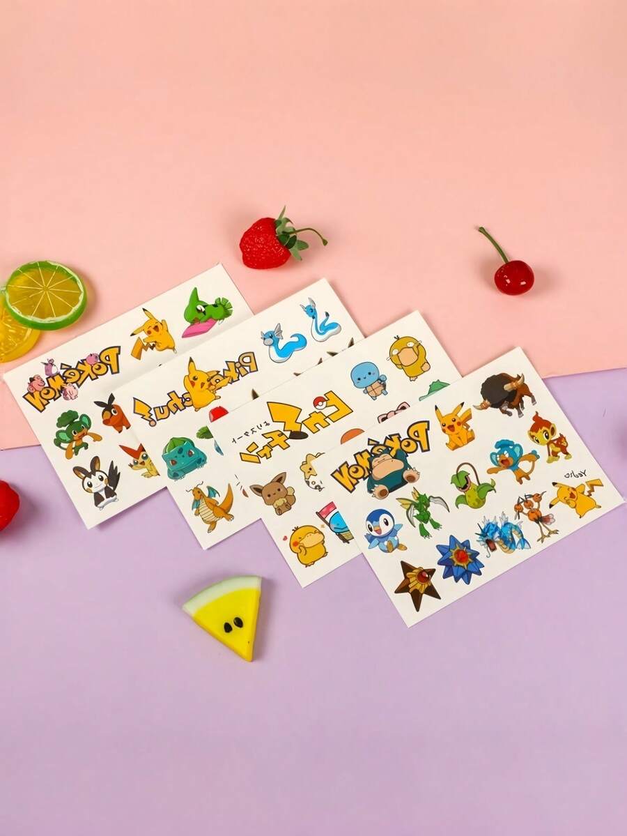 pokemon Bộ 13 miếng dán độc đáo, decal vinyl chống thấm nước dành cho laptop, bình nước, ván trượt, quà tặng cho trẻ em, hình Charizard. - Nhiều màu - Xem 1