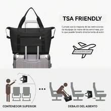 Gym Sports Bag, Expandable Travel Bag, Foldable Travel Tote Bag For Men And Women, Waterproof Sports Bag With Compartments For Gym (Light Green-03), 4346100 - 軍綠色 - 查看 3