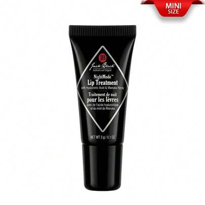  Jack Black 夜间润唇膏 - 夜间润唇迷你装 3g，保湿唇膜，夜间润唇护理，夜间唇部保湿霜，含玻尿酸的夜间唇膜，夜间润唇膏