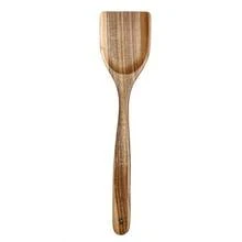 Set de 9 piezas de utensilios de cocina de madera de palo de rosa, espátula de madera, cucharón de sopa, herramientas para utensilios de cocina antiadherentes - Marrón - Ver 14