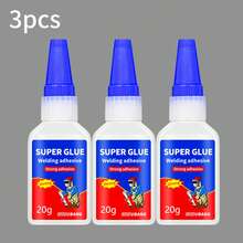 1/2/3pcs Super Glue/Strong Adhesive/Quick Drying Glue/Multi-Purpose Glue, With Powerful Bonding Ability, Suitable For Welding, Multi-Purpose Quick Drying Glue, High Temperature Resistant Glue, Can Be Used To Adhere Iron, Metal, Stainless Steel, Plastic, Ceramic, Glass, Stone, Acrylic, Wood, DIY Crafts, Shoes, Etc. - Welding Adhesive - View 12