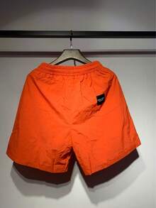 GALLERY Quick Dry Athletic Shorts For Men Lightweight Breathable Summer Outdoor Shorts - 橘色 - 查看 5