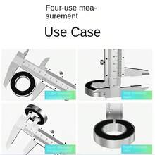 1pc Stainless Steel Vernier Caliper, Precision Measuring Tool For DIY Projects, Battery-Free - A - View 6