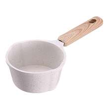1pc Cast Aluminium Stone Milk Hot Oil Pot Sauce Pan Flat Bottom Milk Pot With Handle Nonstick Baking Pan Stockpot Butter Melting Pot Sturdy And Elegant, Cheese Pan For Oil Milk Chocolate Candy Cookware - View 13