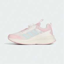 Adidas 女童 FortaRun 4.0 HABU K 休闲低帮鞋 KI4128 - 淺粉色 - 查看 2
