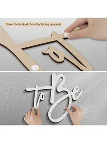 White Painted Bride-To-Be Wooden Sign, Bridal Party Banner, Bridal Shower Bride-To-Be Decorations - Bridetobe - View 7