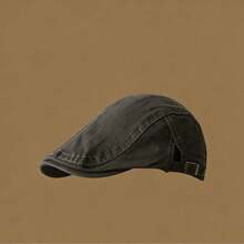 French Retro Forward Cap, New Spring/Autumn Large Circumference Beret - A - View 5