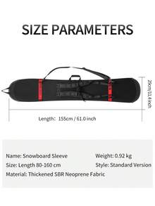 Ski Bag, Ski Gear Bag, Winter Ski Bag, Multi-Function Equipment Bag, 3 Carrying Modes, Lightweight Travel - Multicolor - View 6