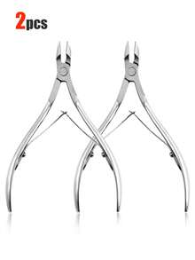 5/3/2/1 件套不锈钢指甲钳套装，指甲及角质层修剪器，美甲工具 - 銀色 - 查看 6