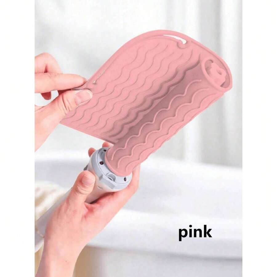 1PC Large Size Silicone Heat-Resistant Mat, Suitable For Curling Irons, 5-Piece/3-Piece/1-Piece Hair Straighteners, And Other Hair Styling Tools. Portable Heat Tool Mat, Suitable For Travel Dressing Tables, Hair Salons, Hair Styling Products And Accessories. It Is An Essential Item For Hair Salons And Beauty Travel, Back-To-School Season, And Travel Vacations. It Is Also A Must-Have For Women's Hair Accessories, Detangling Brushes, Hair Styling Accessories, Hair Dryers, Hair Care Products, Hair Styling Tools, Hair Products, Hair Care Products, Curling Brushes, Barbers, Hair Styling Accessories, Hair Styling Equipment, Travel Essentials, Hairstyles, Hair Styling, Hair, Travel, Hair Styling Products, Hair Styling Tools, Hair Styling Supplies, Barbers, Hair Styling Accessories, Barbershops, Hair Styling Equipment - 1PC - Random Color - View 1