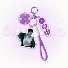 1pc JIMIN, J-HOPE, RM, JIN Microphone Pendant Decoration, With Personal Signature Color Pendant, Suitable For Clothing, Bags, Car Keys, Creative Cute Party Decoration, Ideal For Christmas, Valentine's Day, Birthday Gift - Multicolor - View 6