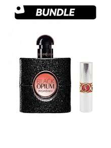 Yves Saint Laurent [Bộ sản phẩm nước hoa] Nước hoa Black Opium EDP dành cho nữ + Son môi Rouge Volupte RockN Shine - nhiều mùi hương - Xem 1
