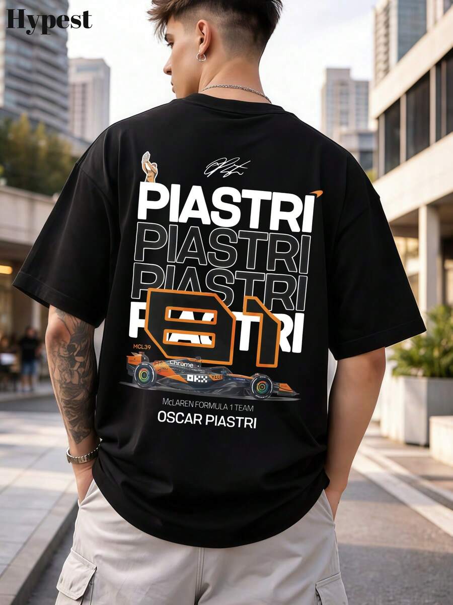 Men T-Shirts - 黑色 - 查看 1