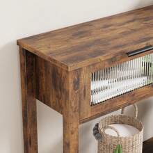 Sofa & Console Tables - Brown - View 4